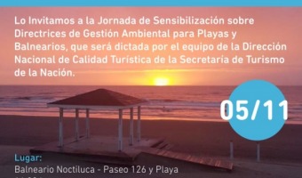 5/11: Lanzamiento de las Directrices de Gestin ambiental para Balnearios y Playas